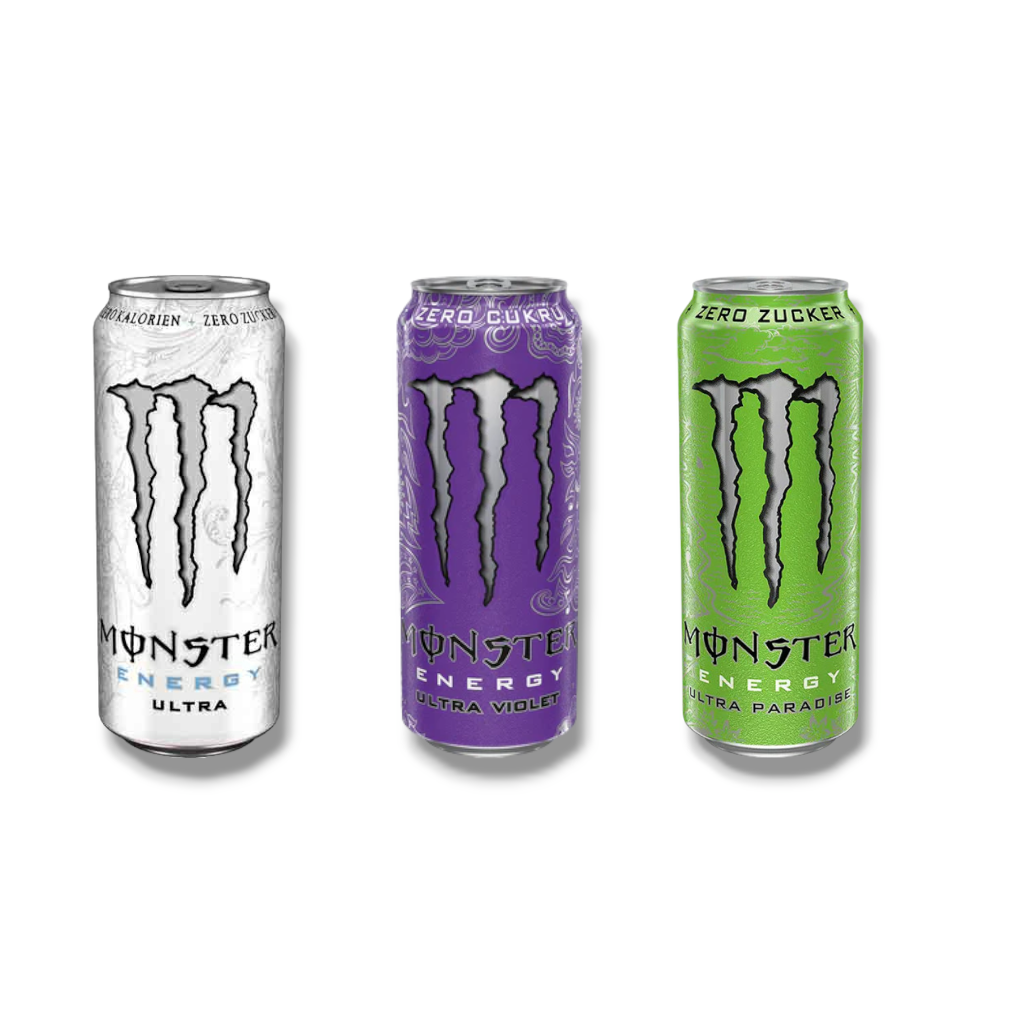 Monster Energy Ultra Mix - Ultra White, Ultra Violett & Ultra Paradise 0,5l