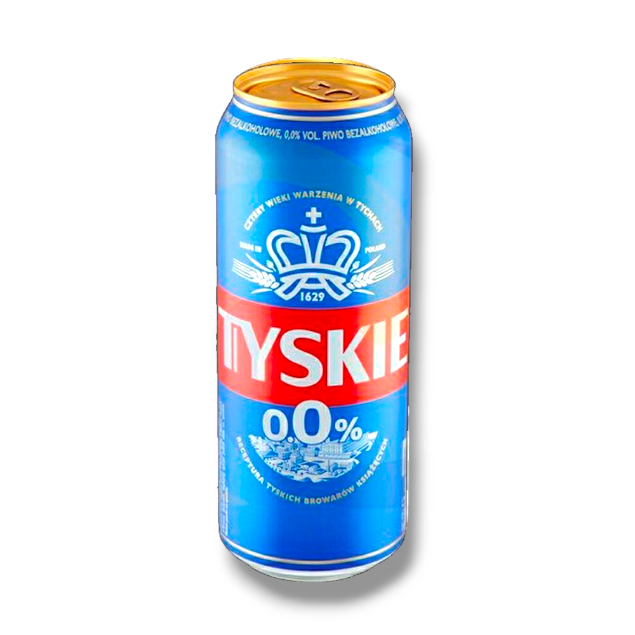 Tyskie 0,0% Vol.- Das alkoholfreie Bier aus Polen 0,5l