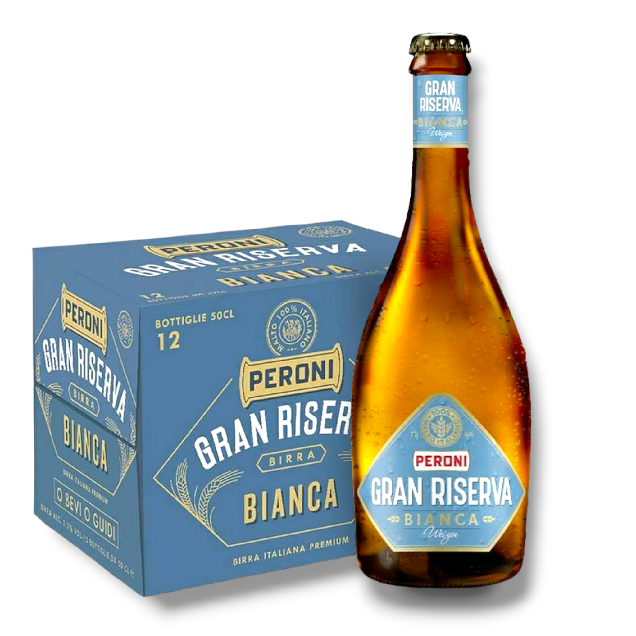 Peroni Gran Riserva Bianca 0,5l mit 5,1% Vol.