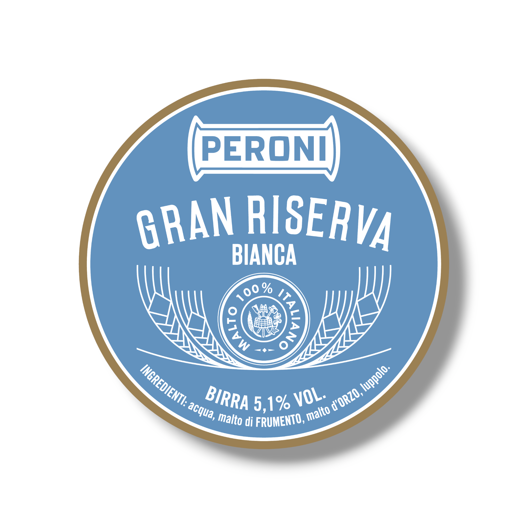 Peroni Gran Riserva Bianca 0,5l mit 5,1% Vol.