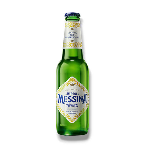 Birra Messina Vivace 0,33l - gefiltertes Lager aus Italien mit 4,5% Vol.