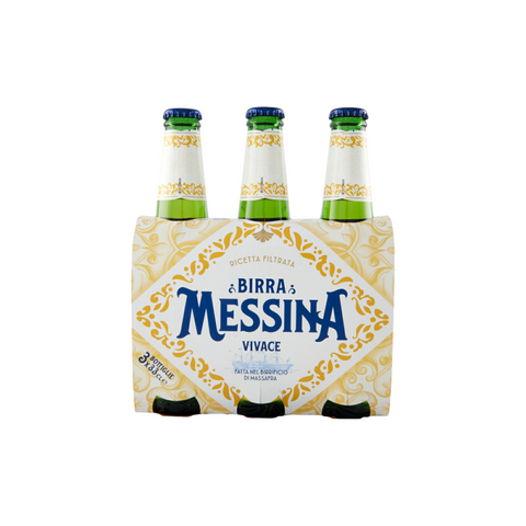 Birra Messina Vivace 0,33l - gefiltertes Lager aus Italien mit 4,5% Vol.