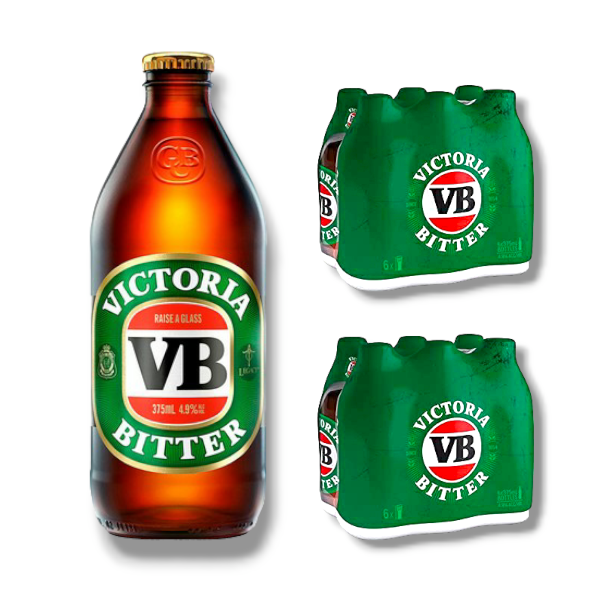 VB Victoria Bitter 375ml- Lagerbier mit 4,9% Vol.