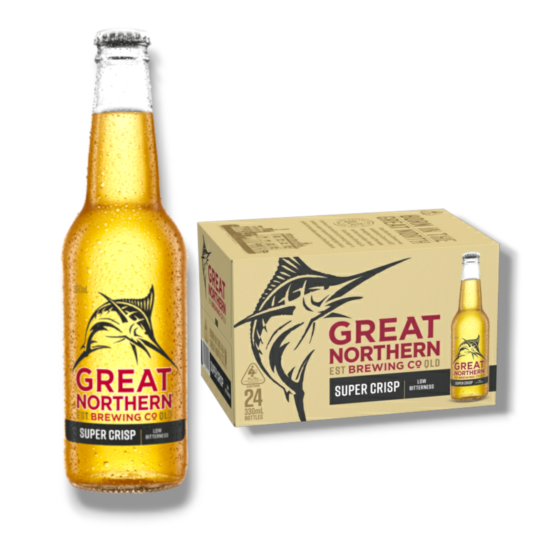 Great Northern Super Crisp 0,33l- Lagerbier mit 3,5% Vol.