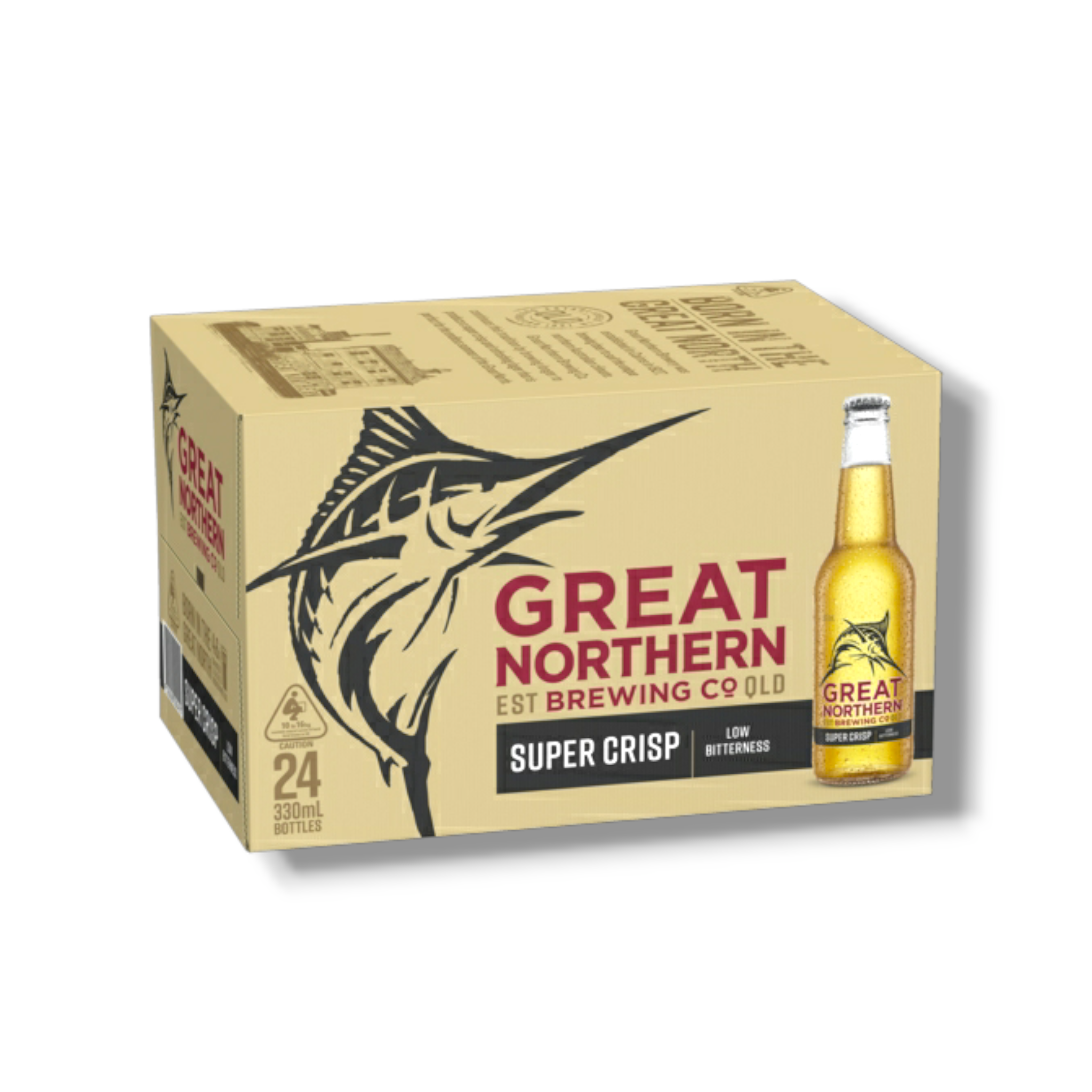 Great Northern Super Crisp 0,33l- Lagerbier mit 3,5% Vol.