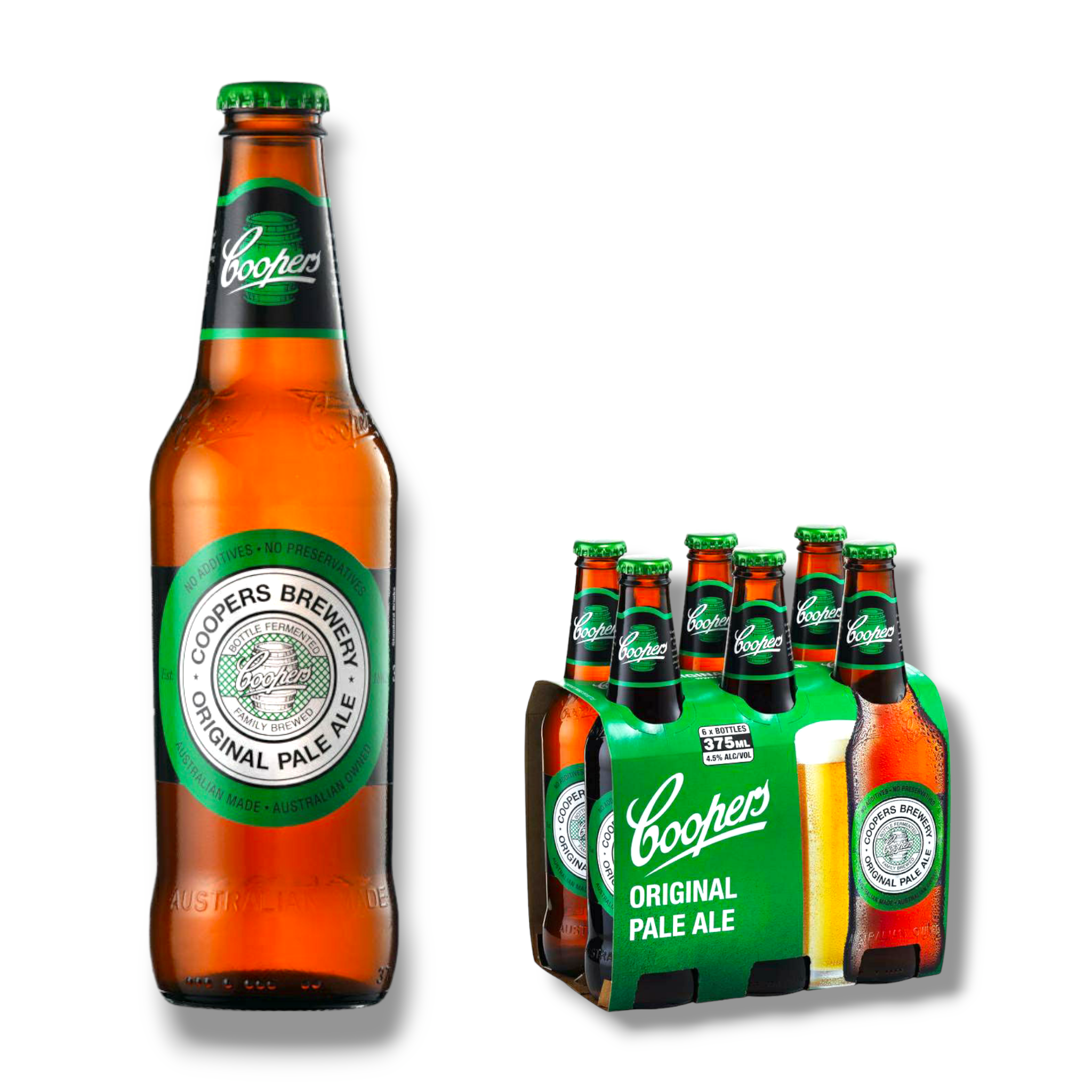 Coopers Original Pale Ale 375ml- Australian Pale Ale mit 4,5% Vol.