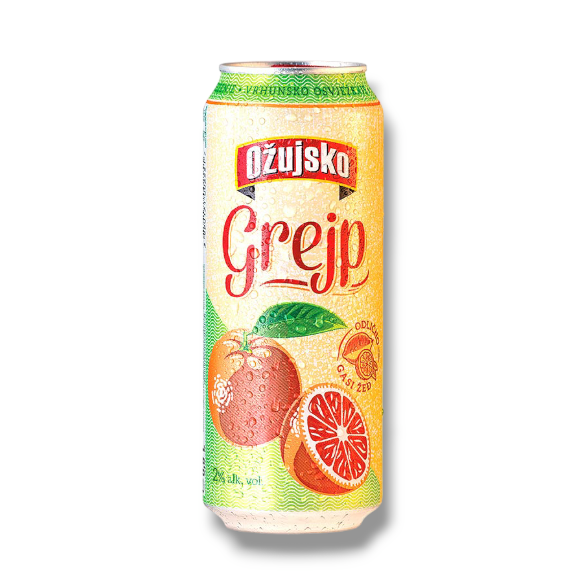 Ozujsko Grejp- Radler aus Kroatien mit Grapefruit 2,0% Vol.