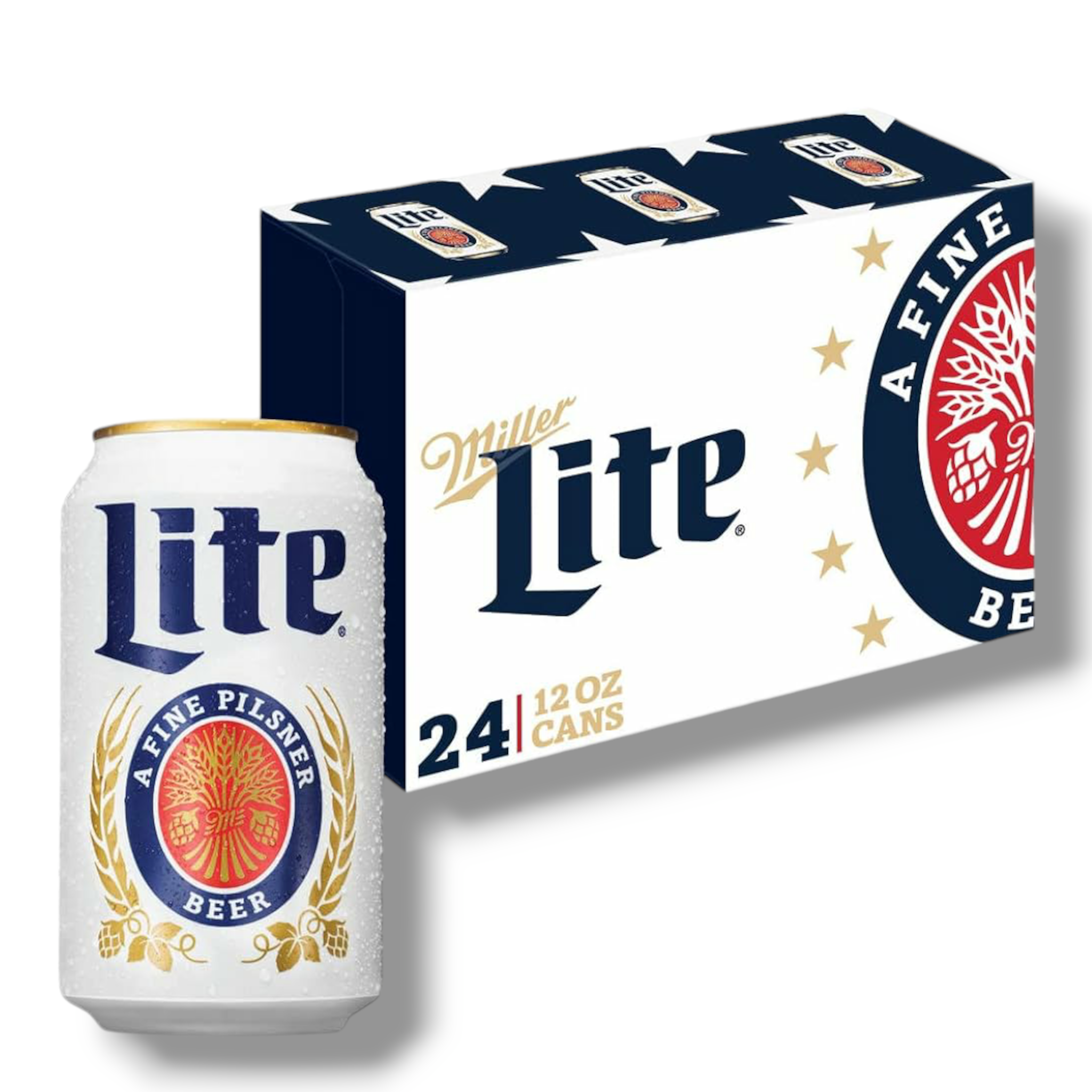 Miller Lite 355ml- Kalorienreduziertes Leichtbier als amerikanisches Pils mit 4,2% Vol.