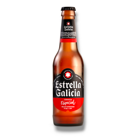 Estrella Galicia Especial 0,33l- Spezialbier aus Spanien mit 5,5% Vol.