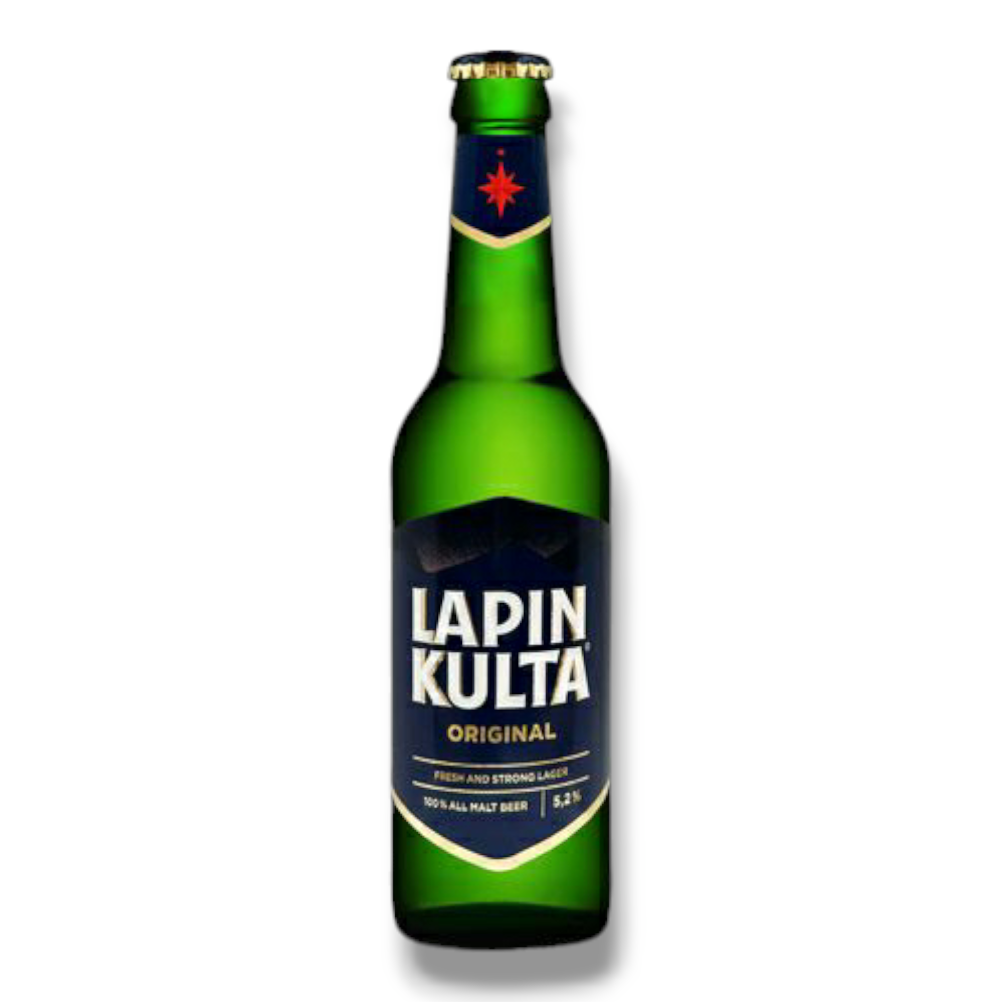 Lapin Kulta 0,33l– Das erfrischende finnische Lagerbier mit 5,2% Vol.