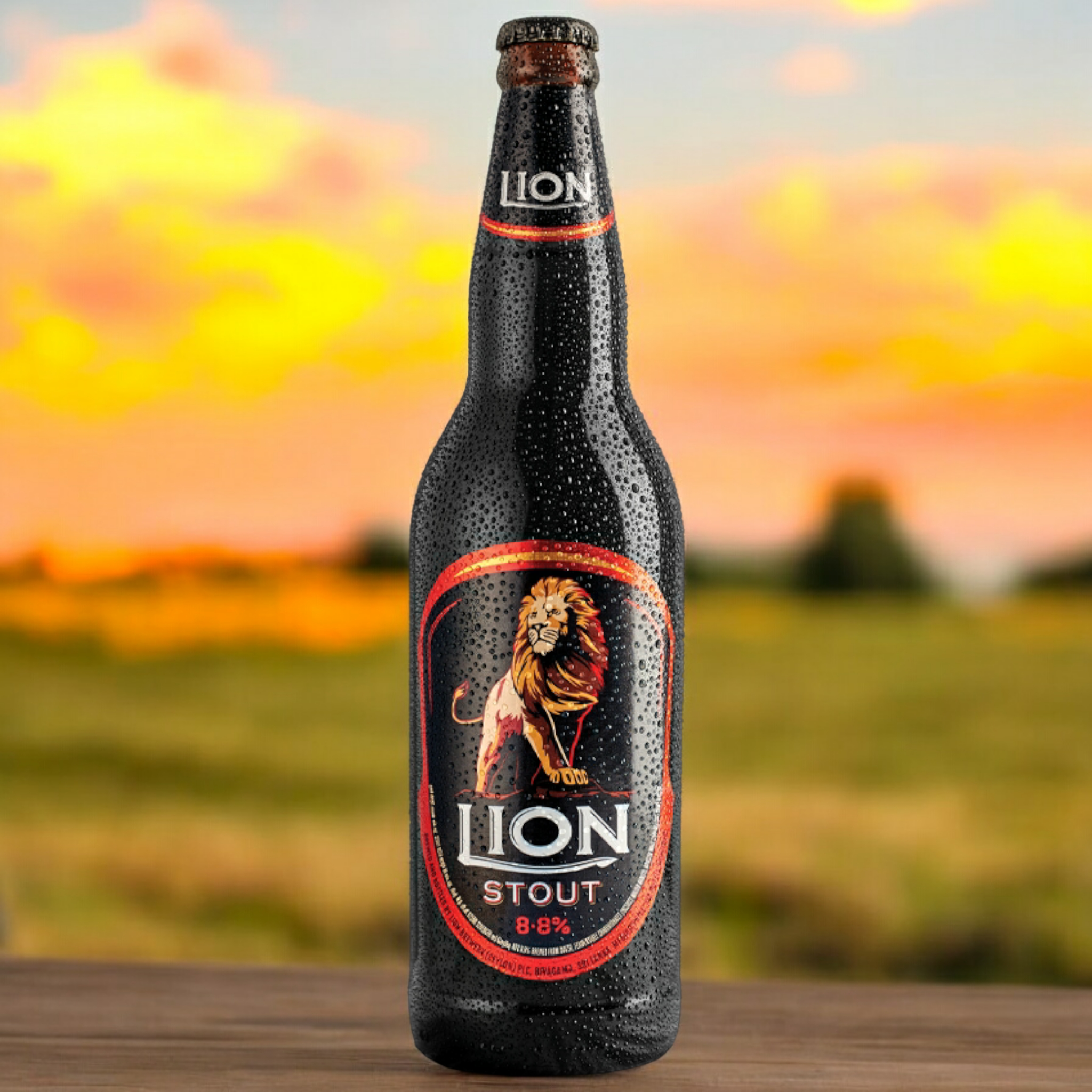 Lion Stout 0,33l- Dunkles Bier aus Sri Lanka mit 8,8% Vol.