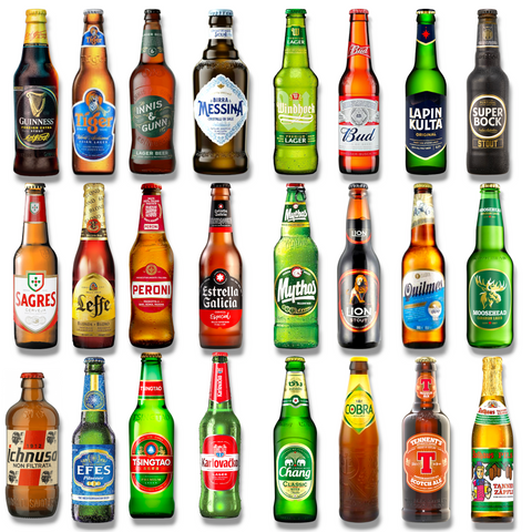 24 Biere aus aller Welt-Internationales Bierset- Reise um die Bierwelt