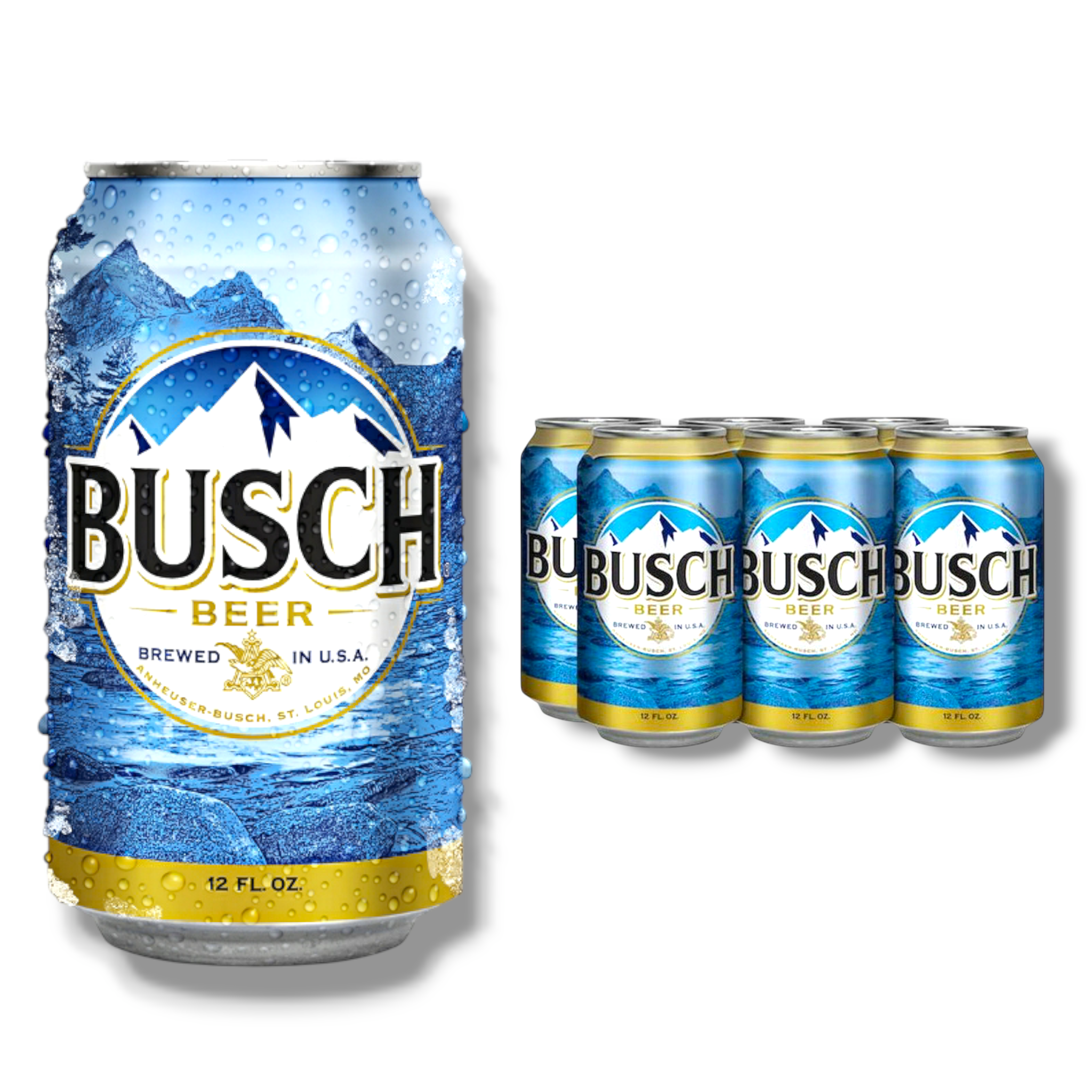 Busch Bier 355ml – Klassisches Lager aus der Traditionsbrauerei Anheuser-Busch