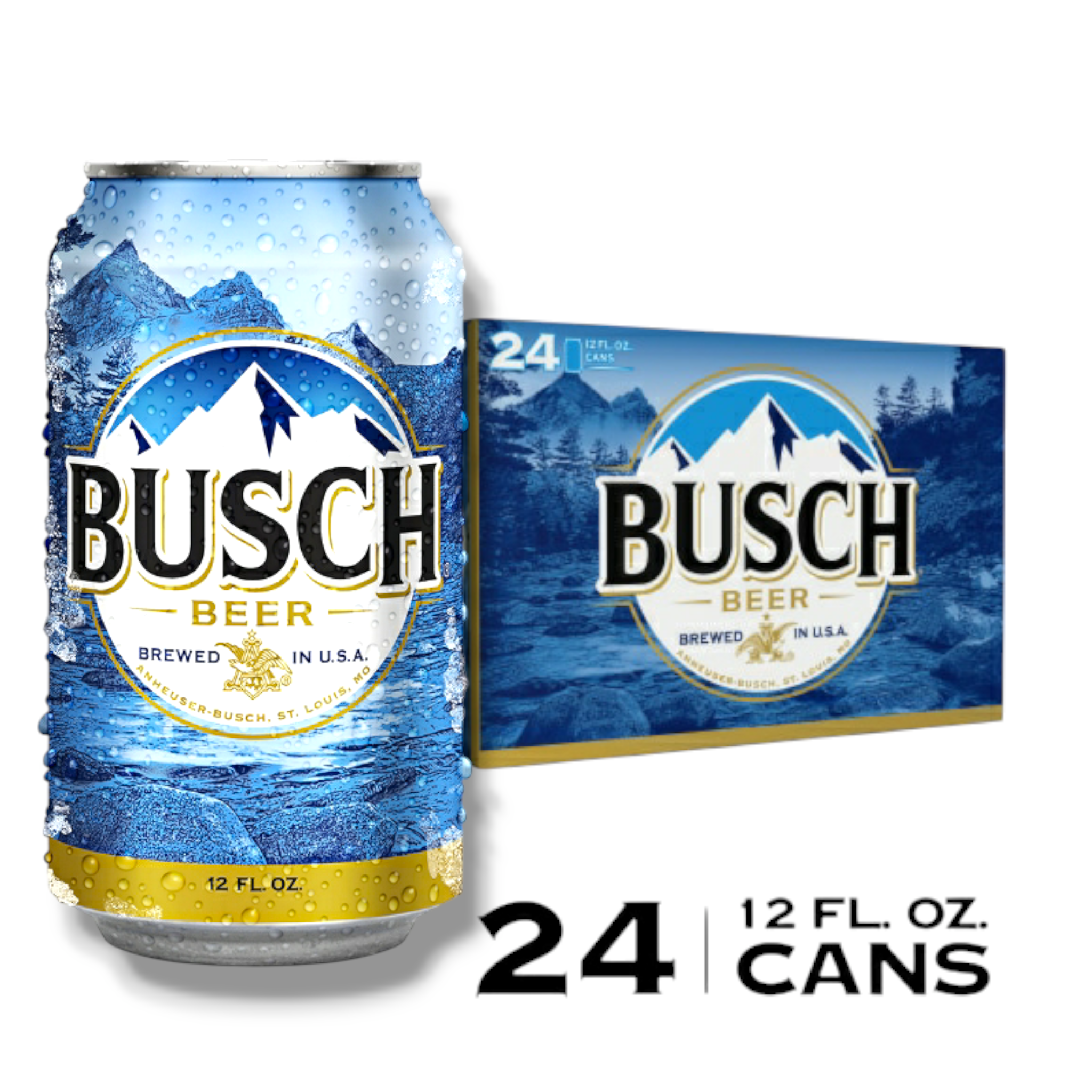 Busch Bier 355ml – Klassisches Lager aus der Traditionsbrauerei Anheuser-Busch