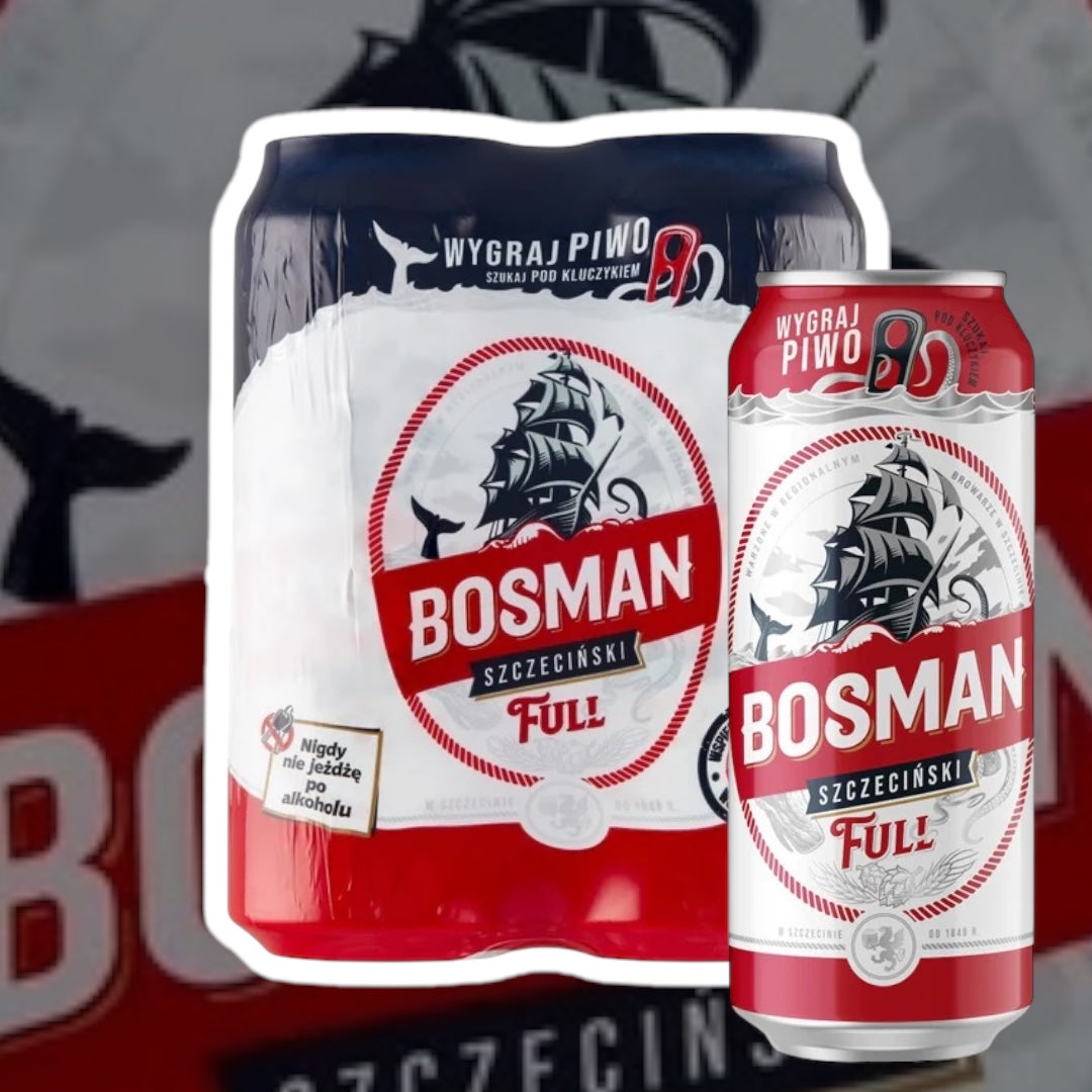 Bosman Pils 0,5l- Der tiefe Geschmack aus Polen mit 5,7% Vol.