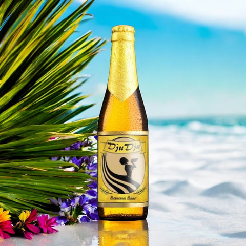 DjuDju Banana- Exotisches Bananen Fruchtbier aus Ghana 0,33l- Afrika