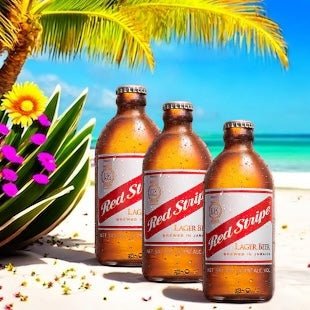 Red Stripe Lager Beer - Jamaikanisches Lager mit 4,7% Vol.