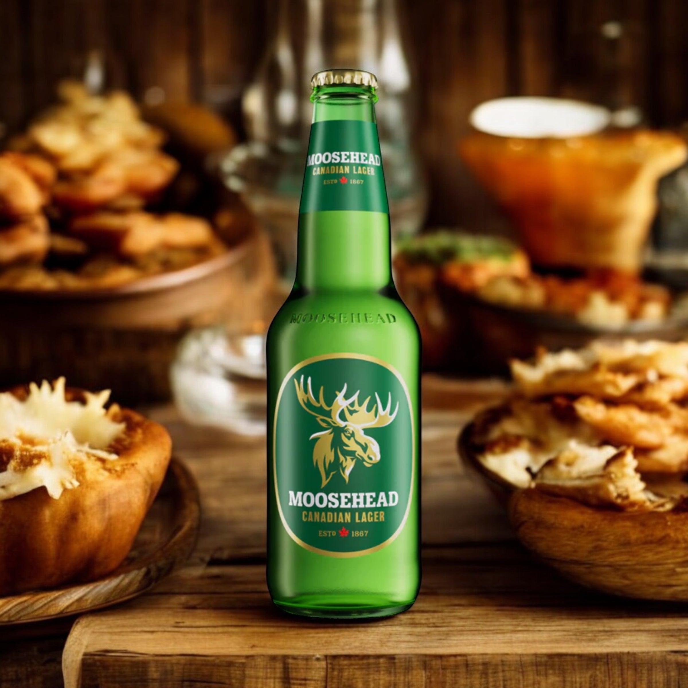 Moosehead Lager 0,355l - Lagerbier aus Kanada mit 5% Vol.