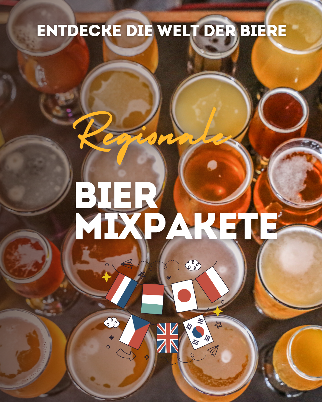 Entdecke die Welt der Biere – Regionale Überraschungs-Mixpakete