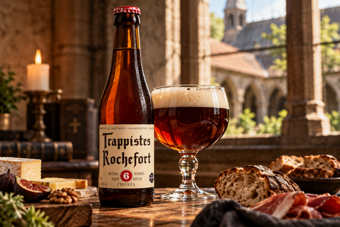 Trappistes Rochefort 6 0,33 l – Belgisches Trappistenbier 7,5 % Vol.