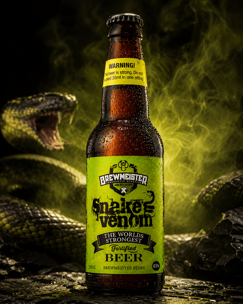 Brewmeister Snake Venom 330 ml – Strongest Fortified Beer  67,5 % Vol.