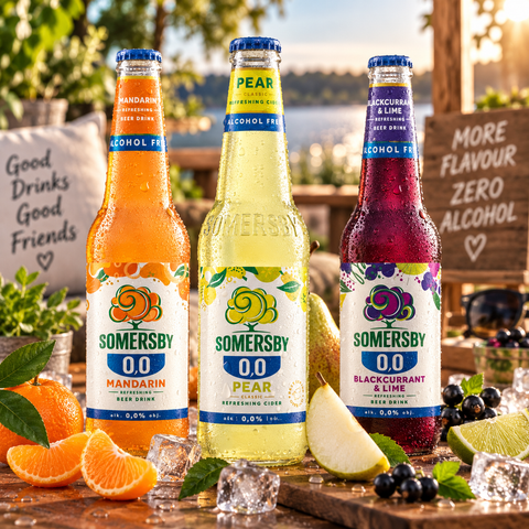 Somersby alkoholfrei 0,0 Mixpaket – 3 fruchtige Sorten