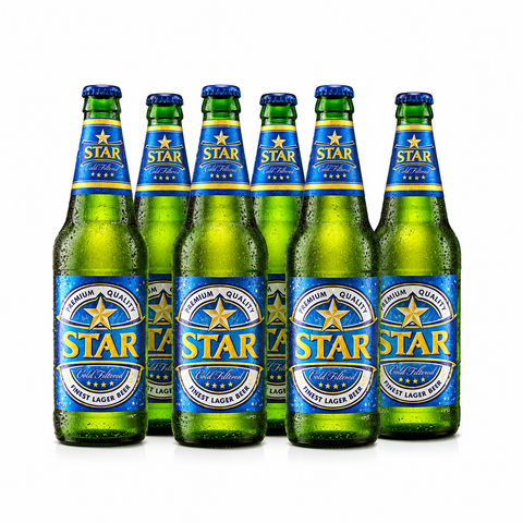 Star Finest Lager Beer 0,45 l-  Nigerianisches Lager mit 5,1 % Alc.