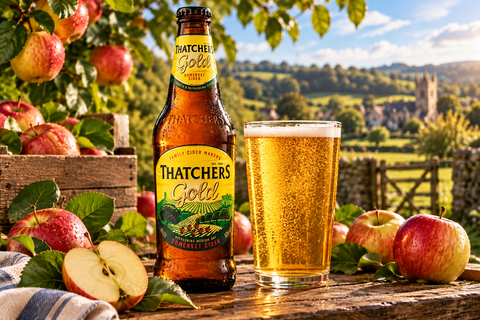 Thatchers Gold 0,5 l – Somerset Cider, 4,8 % Vol.