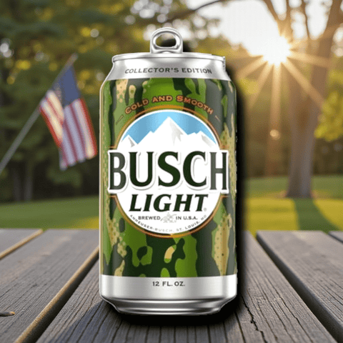 Busch Light 0,35l – Leichtes amerikanisches Lagerbier 4.1 % Vol.- Collectors Edition