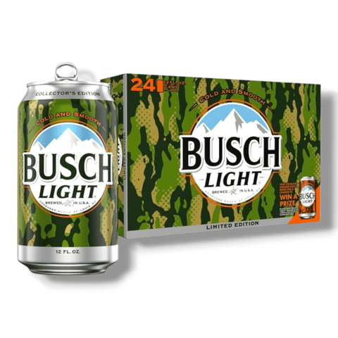 Busch Light 0,35l – Leichtes amerikanisches Lagerbier 4.1 % Vol.- Collectors Edition