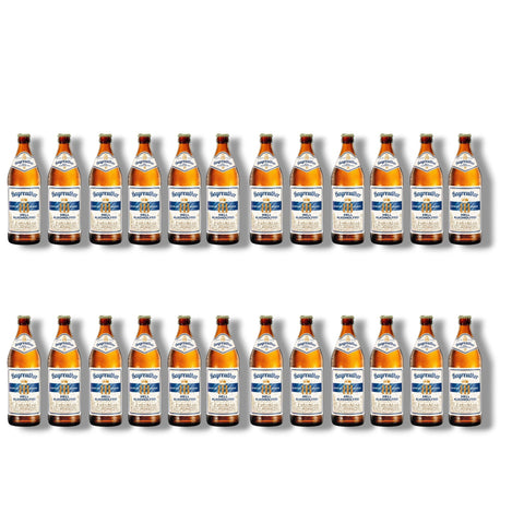 24 Flaschen Bayreuther Hell Alkoholfrei 0,5 l