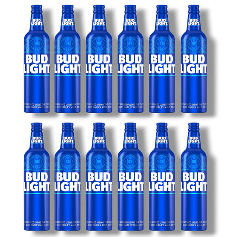 Bud Light 473 ml Aluminiumflasche im 12er Pack – American Light Lager