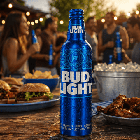 Bud Light 473 ml Aluminiumflasche – American Light Lager aus den USA