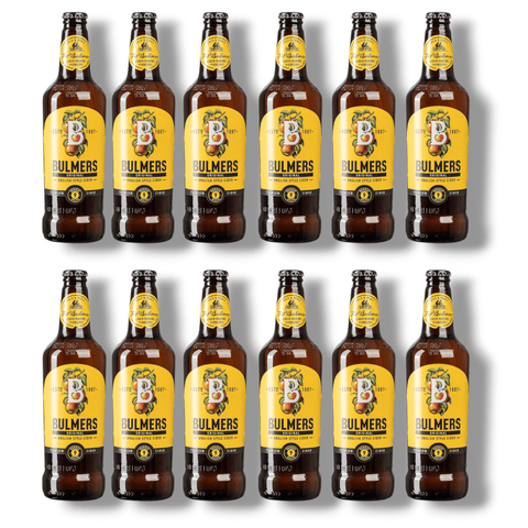 Bulmers Original Cider 500 ml – 12er-Pack, spritziger, fruchtiger Apfel-Cider