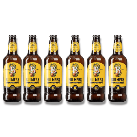 Bulmers Original Cider 500 ml – 6er-Pack, fruchtiger Apfel-Cider, erfrischend