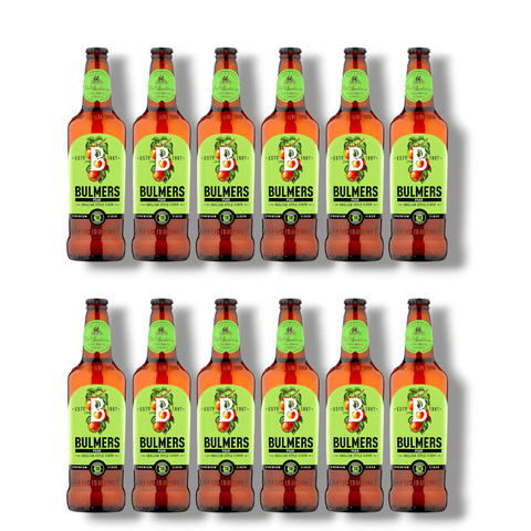 Bulmers Pear Cider 500 ml – 12er-Pack, spritziger, fruchtiger Birnen-Cider
