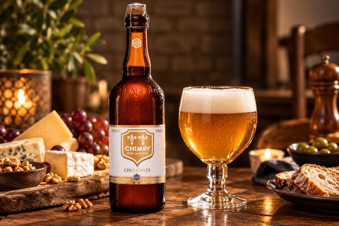 Chimay Cinq Cents 0,75 l belgisches Trappistenbier in gemütlicher Genussatmosphäre
