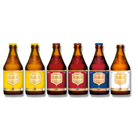 Chimay 6er Entdeckerpaket mit vier Trappistenbieren