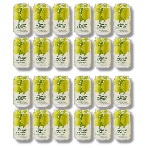 Damm Lemon 330 ml Dose im 24er Pack – Radler mit Zitrone und Limette