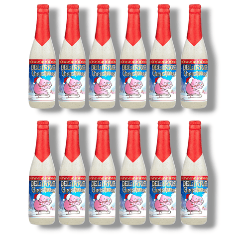 Delirium Christmas 12er-Pack 0,33 l – Belgisches Weihnachtsbier, perfekt für Festtage und Feiern