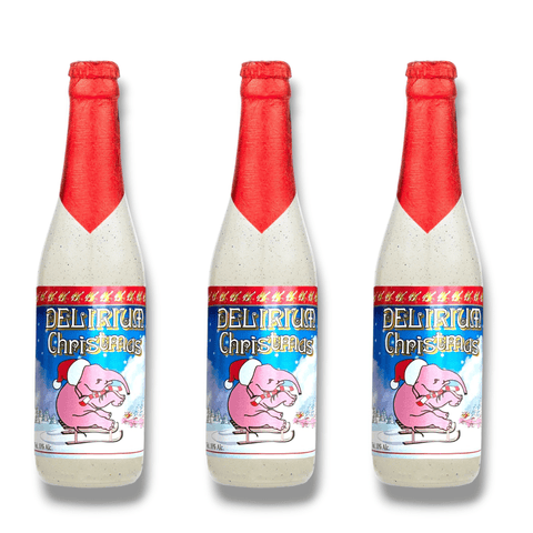 Delirium Christmas 3er-Pack 0,33 l – Festliches belgisches Winterbier für die Weihnachtszeit