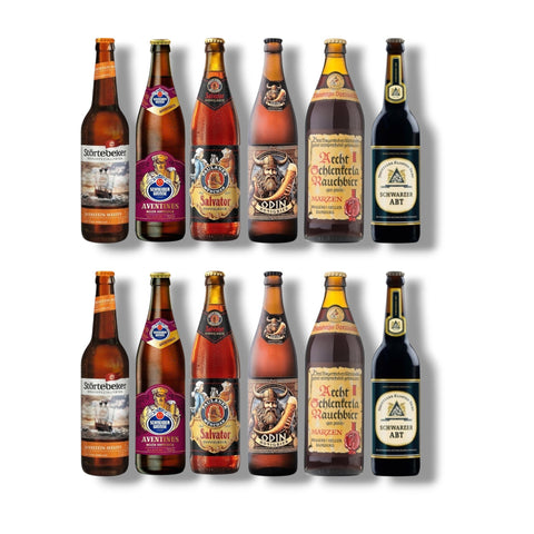 Deutsche Bierspezialitäten – 12 Flaschen mit außergewöhnlichen deutschen Bieren