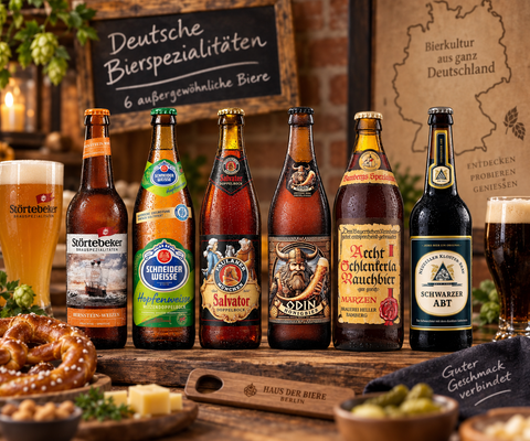 Sechs außergewöhnliche deutsche Bierspezialitäten im Probierpaket