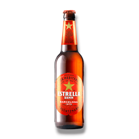 Estrella Damm 0,33 l mediterranes Lagerbier mit 5,4 Prozent Vol.