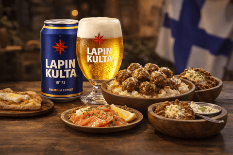 Lapin Kulta Premium Lager Bier Dose 0,33l – Finnisches Lagerbier 5,2 % Vol.