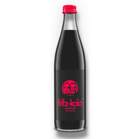 Fritz-Kola Super Zero 500ml Einzelflasche – zuckerfreie Kola mit Koffein