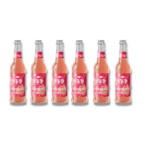 6er Pack Fritz-Spritz Rhabarber 330ml – natürliche Bio-Rhabarberschorle

