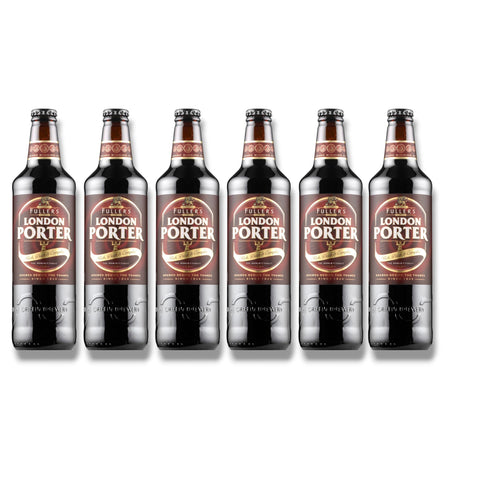 6 Flaschen Fuller’s London Porter à 0,5 l – englisches Porter mit Schokoladen- und Kaffeenoten