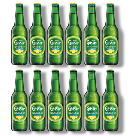 12 Flaschen Gösser NaturRadler Alkoholfrei à 0,33 l – natürlich trüber Radler mit Zitrusgeschmack