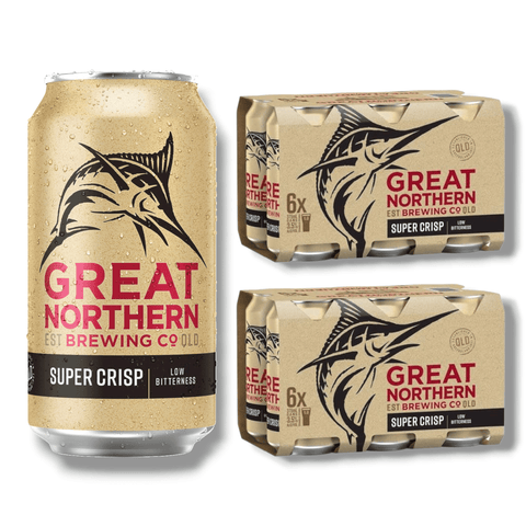Great Northern Super Crisp Lager 0,375l– Extra mild & leicht 3,5 % Vol.
